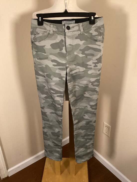 Wit & Wisdom Pants - Wit & Wisdom Ab-Solution High Waist Camo Ankle Skinny Pants Size 2